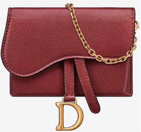 dior nano saddle pouch with chain|dior 30 montaigne pouch.